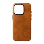 OWLITH for Genuine Leather iPhone 16 Pro 6.3-inch Case