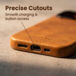 OWLITH for Genuine Leather iPhone 16 Pro 6.3-inch Case - Image 4
